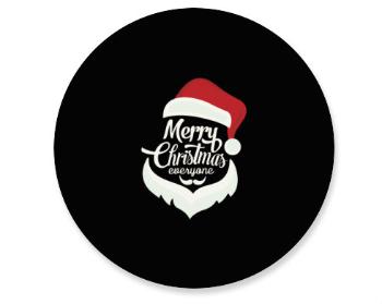 Placka magnet Merry Christmas