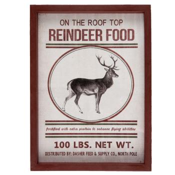 Obraz Jelen Reindeer food - 27*3*37 cm 63839