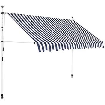 SHUMEE Markýza, modro-bílé pruhy 300cm (43222)