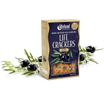 LIFEFOOD LIFE CRACKERS Olivové RAW BIO (VSC1076)