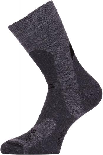 Lasting TRP 889 šedá středně silná trekingová ponožka Velikost: (34-37) S ponožky