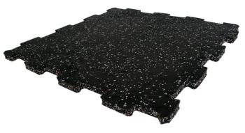 Gumová fitness EPDM podlaha Sedco 50x50x1,5 cm - černá