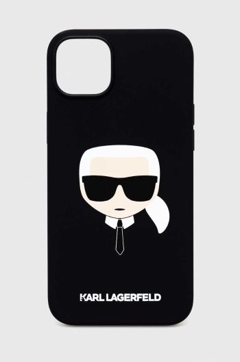 Obal na telefon Karl Lagerfeld iPhone 14 Plus 6,7" černá barva