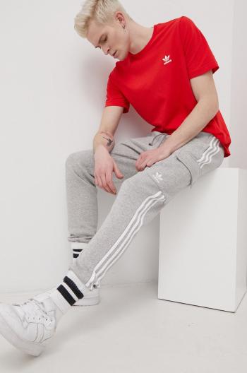 Kalhoty adidas Originals Adicolor HG4827 pánské, šedá barva, hladké