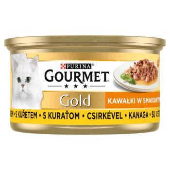 GOURMET Gold 85g Sauce Delight minifiletky s kuřetem v omáčce