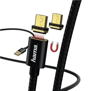 Hama Magnetic USB 2.0 propojovací A-micro USB 1m (178373)