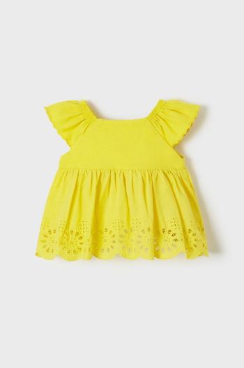 Dětské tričko Mayoral žlutá barva