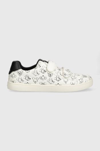 Dětské sneakers boty Geox x Disney bílá barva