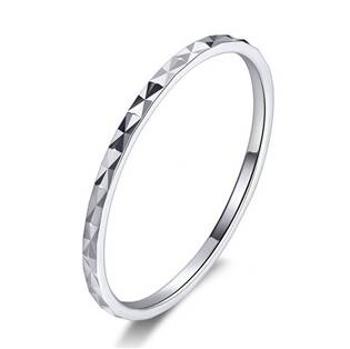 NUBIS® Stříbrný prsten minimalistický - velikost 57 - NB-5089-57