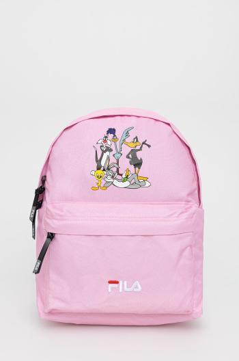 Dětský batoh Fila růžová barva, velký, s potiskem