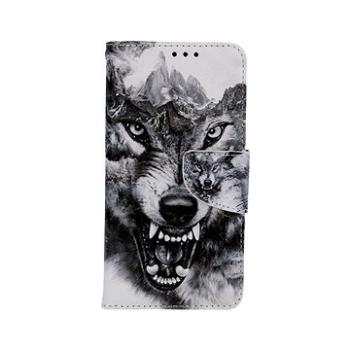 TopQ iPhone 11 knížkové Černobílý vlk 63795 (Sun-63795)