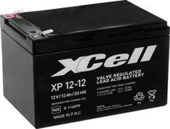 Olověný akumulátor XCell XP1212 XCEXP1212, 12 Ah, 12 V