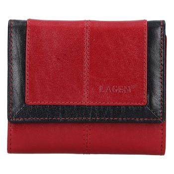 Lagen Dámská peněženka kožená BLC/4391 Červená/černá