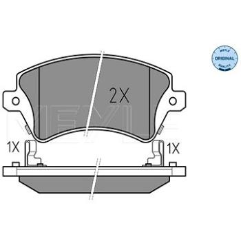MEYLE Brzdové destičky přední (0252376617/W)