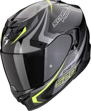 Scorpion EXO 520 EVO AIR TERRA Black/Silver/Neon Yellow XS Přilba