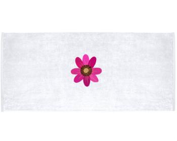 Celopotištěný sportovní ručník Květina