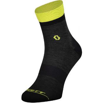 Scott TRAIL QUARTER Kompresní cyklo ponožky, černá, velikost 39-41
