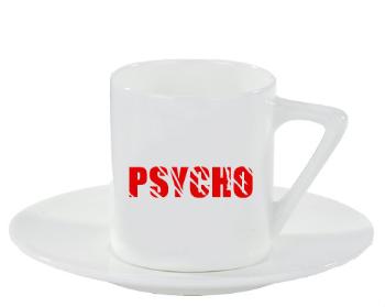 Espresso hrnek s podšálkem 100ml Psycho