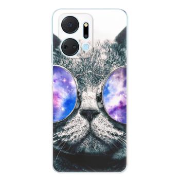 Odolné silikonové pouzdro iSaprio - Galaxy Cat - Honor X7a