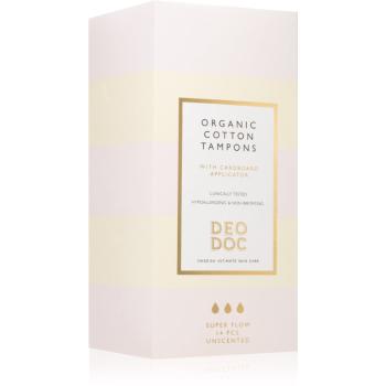 DeoDoc Organic Cotton Tampons Super Flow tampony 14 ks