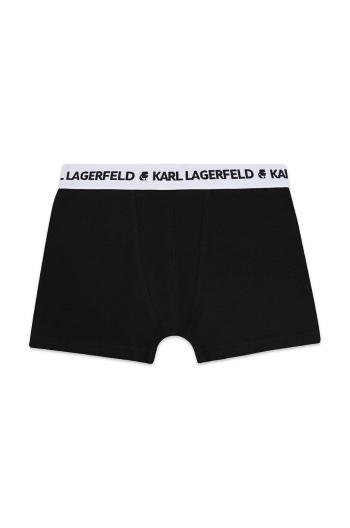 Dětské boxerky Karl Lagerfeld (4-pak) černá barva