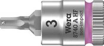 Nástrčný klíč Wera 8740 A, 3 mm, inbus, 1/4" (6,3 mm), chrom-vanadová ocel 05003332001