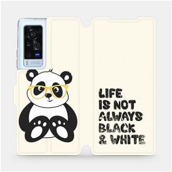 Flip pouzdro na mobil Vivo X60 Pro 5G - M041S Panda - life is not always black and white (5903516814763)