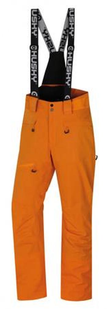 Husky Pánské lyžařské kalhoty Gilep M oranžová XL
