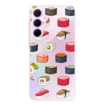 Odolné silikonové pouzdro iSaprio - Sushi Pattern - Samsung Galaxy A35 5G