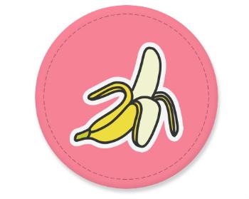 Placka magnet Banán samolepka