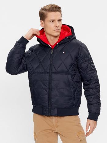 Tommy Hilfiger pánská tmavě modrá bunda - XXL (DW5)