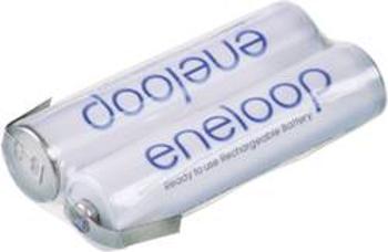 Akupack Ni-MH 2 AAA pájecí špička ve tvaru Z Panasonic eneloop Reihe F1x2 133606, 750 mAh, 2.4 V