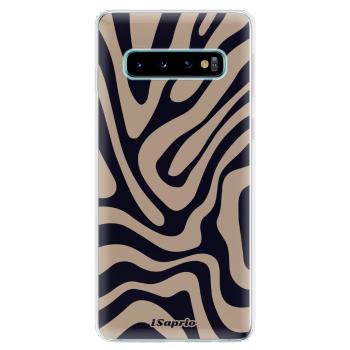 Odolné silikonové pouzdro iSaprio - Zebra Black - Samsung Galaxy S10