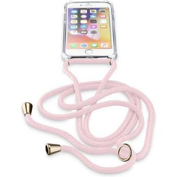Cellularline Neck-Case se šňůrkou na krk Apple iPhone 6/7/8 růžový