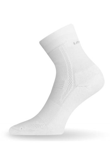 Lasting AFE 001 bílé ponožky pro aktivní sport Velikost: (42-45) L ponožky