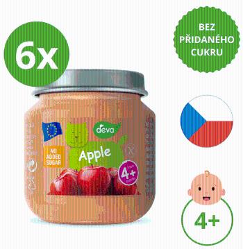 Deva Ovocný příkrm Jablko 6 x 125 g 