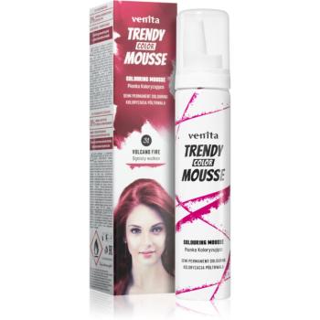 Venita Trendy Color Mousse barvicí pěna bez amoniaku odstín No. 31 - Volcano Fire 75 ml