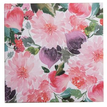 Obraz na plátně Flower garden, 28 x 28 cm