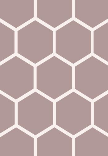 GDmats koberce Designový kusový koberec Honeycomb od Jindřicha Lípy - 140x200 cm Béžová