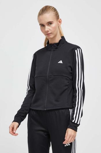 Tréninková mikina adidas Performance Training Essentials černá barva, s aplikací, HZ5615