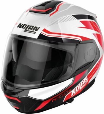 Nolan N100-6 Surveyor N-Com Metal White Red/Black L Přilba