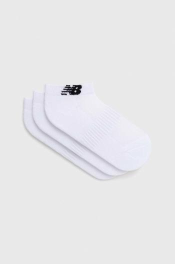 Ponožky New Balance 3-pack bílá barva