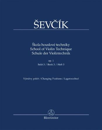 KN Otakar Ševčík - Škola houslové techniky op. 1, sešit 3, výměny polo