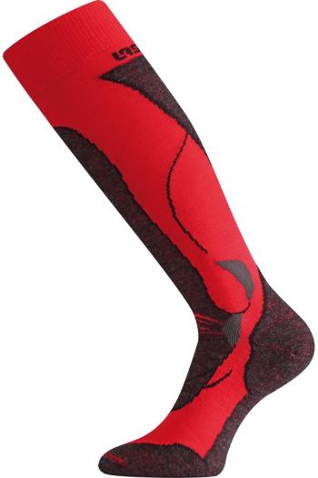 Lasting STW 389 Merino podkolenka červená Velikost: (38-41) M ponožky