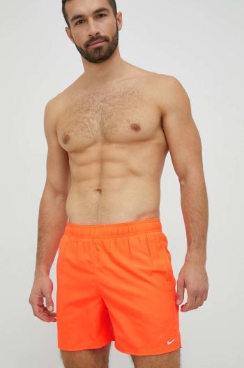 Plavkové šortky Nike oranžová barva