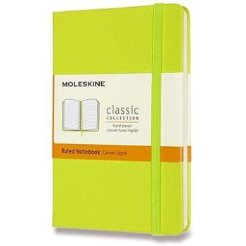 Moleskine S, tvrdé desky, linkovaný, limetkový (MM710C2)