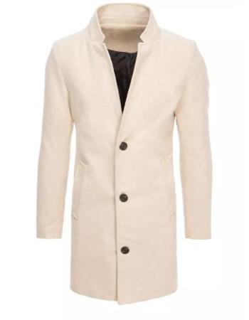 Pánský jednořadý elegantní kabát MARCO bílá