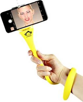 Selfie tyč Monkeystick SELMONKEYY, s Bluetooth, vč. držáku smartphonu, žlutá