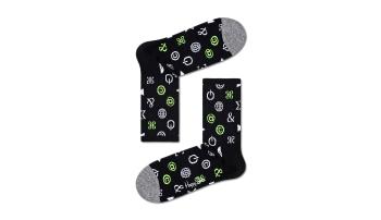 Happy Socks Ctrl Alt Del 3/4 Crew Sock černé ATCAD14-9300