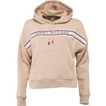 Tommy Hilfiger CLASSIC-HWK HOODIE Dámská mikina, béžová, velikost